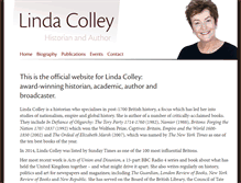 Tablet Screenshot of lindacolley.com